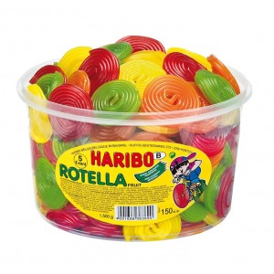 Rotella Fruit 150 pcs Tubo (1,2kg) Haribo