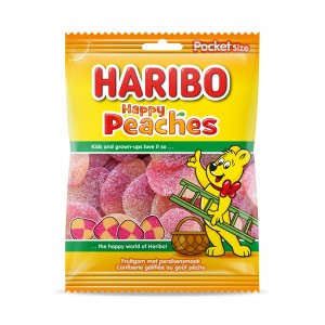Happy Peaches (Pêches) 28 x 75g Haribo