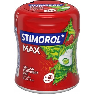 Bottle Max Strawberry Lime 6 x 88g Stimorol