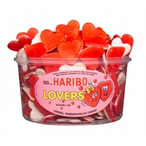 Lovers 150 pcs Tubo (1,20kg) Haribo