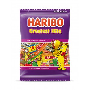 Greatest Hits 12 x 350g Haribo (168 mini sachets)