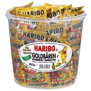 Oursons d'Or 100 x 10g mini sachets Haribo