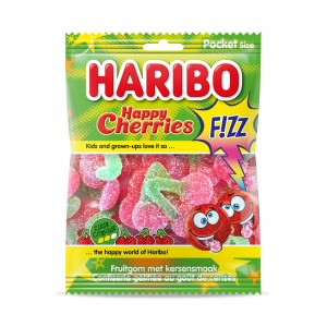Happy Cherries Fizz (Cerises Citriques) 28 x 70g Haribo